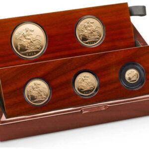 2014 Proof Gold Sovereign 5 Coin Set