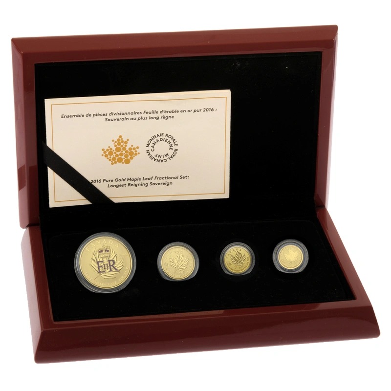 2016 Pure Gold Maple Leaf Fractional