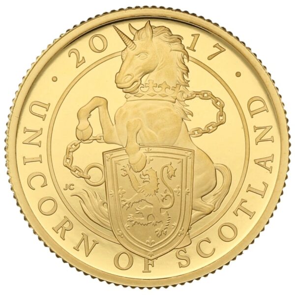 2017 1/4 oz Proof Unicorn of Scotlan