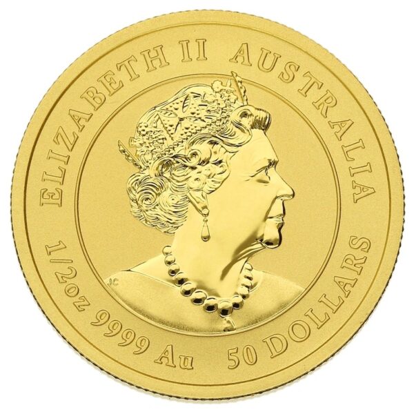 2021 1/2 oz Year of the Ox Gold Coin Perth Mint Australian Lunar Series - Image 2