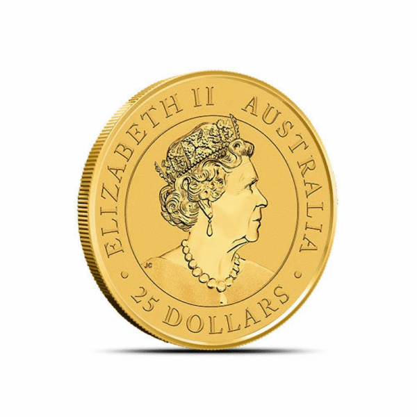 2022 1/4 oz Australian Gold Kangaroo Coin (BU) - Image 2