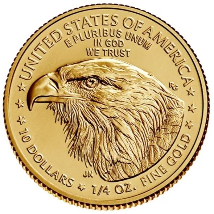 2022 1/4 oz American Eagle Gold Coin - Image 2