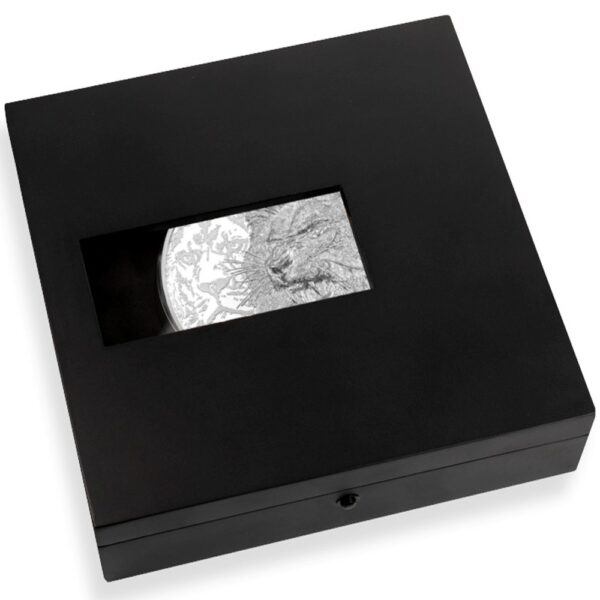 2023 1 Kilo Cook Islands Silver King of the South Coin (Ultra High Relief, Box + CoA) - Image 3