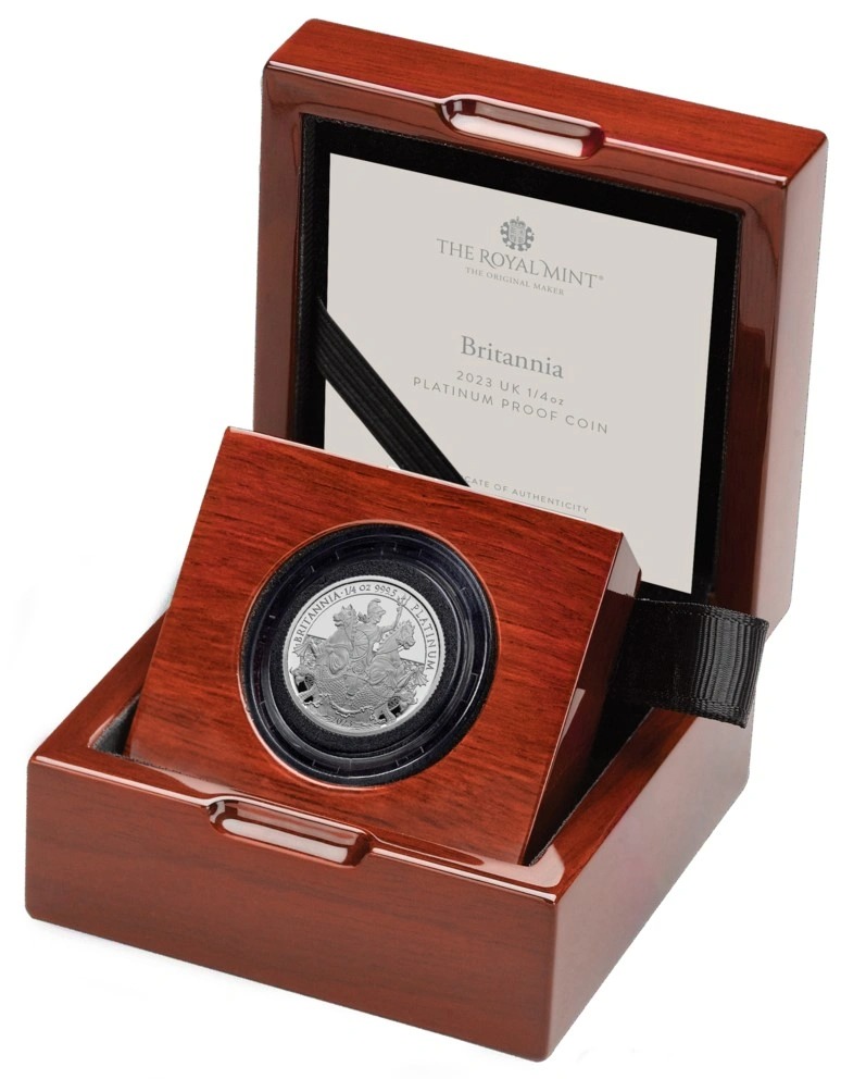 2023 Proof 1/4 oz Platinum Britannia