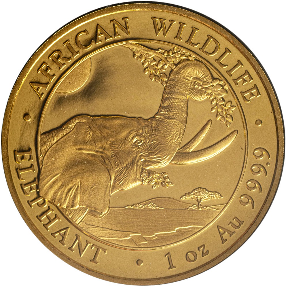 Somalia Gold Elephant First Struck