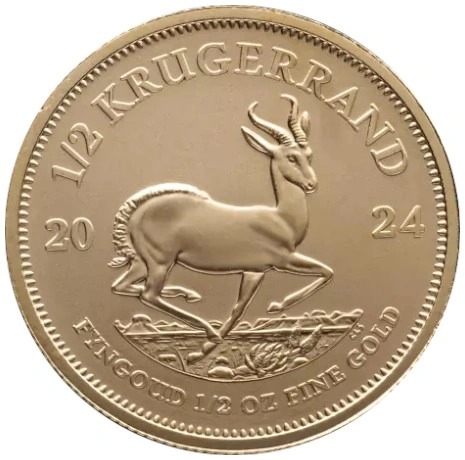 2024 1/2 oz Krugerrand Gold Coin
