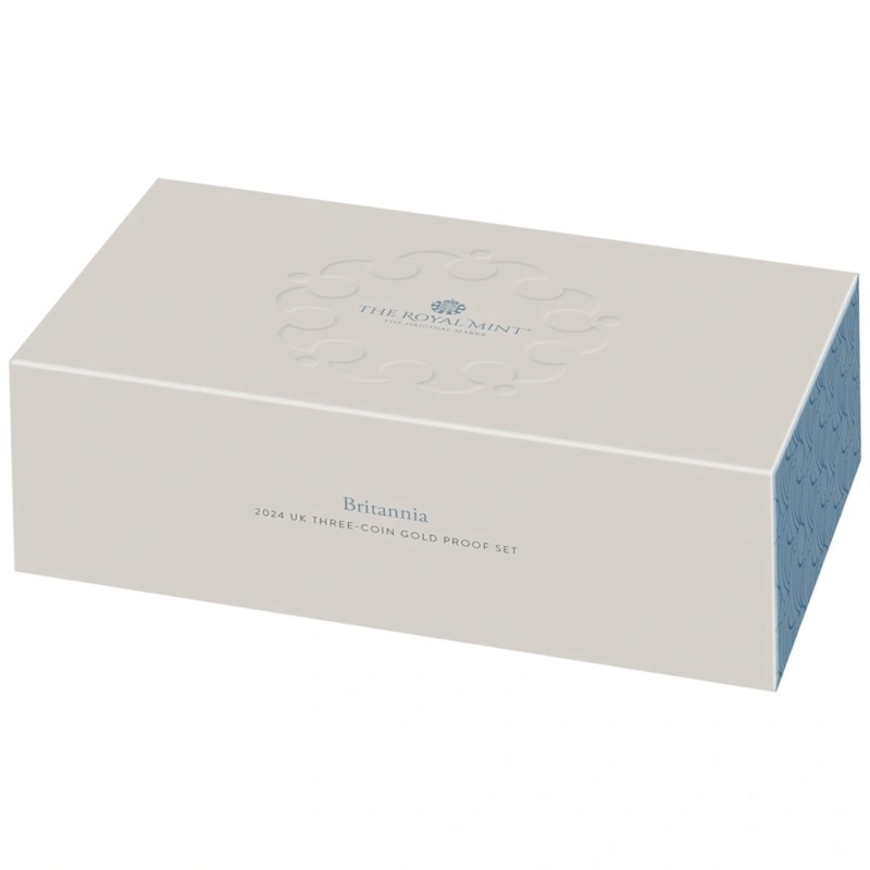 2024 Britannia Three-Coin Gold Proof Set Boxed - Image 4