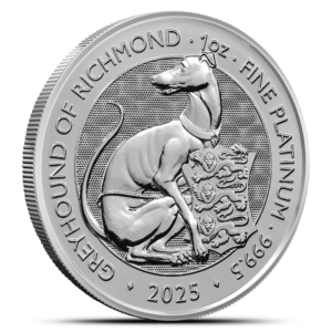 2025 1 oz British Platinum Tudor Bea