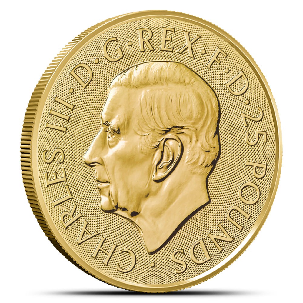 2025 1/4 oz British Gold The British Lion Coin (BU) - Image 2