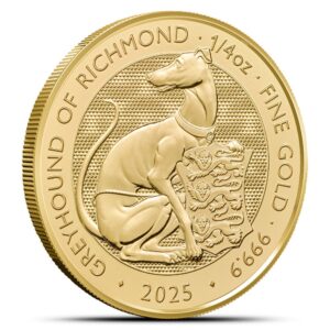 1/4 oz British Gold Tudor Beasts Gre