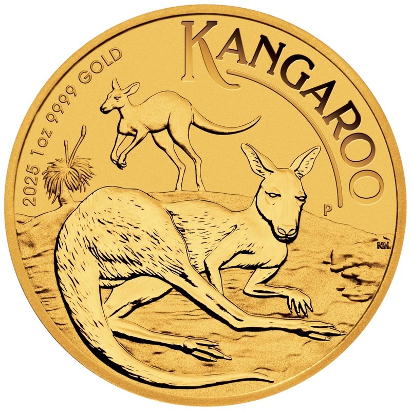 1 oz Australian Kangaroo Gold Nugg