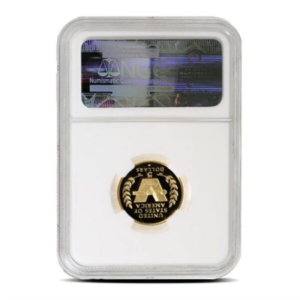 $5 US Mint Commemorative Gold Coin PR/PF70 (Random Year, Varied Label, PCGS or NGC) - Image 3