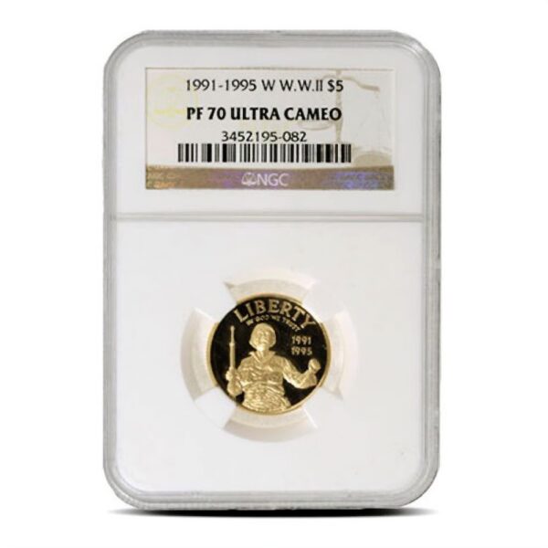 $5 US Mint Commemorative Gold Coin PR/PF70 (Random Year, Varied Label, PCGS or NGC) - Image 2