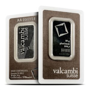 Buy 50 Gram Platinum Bars Online