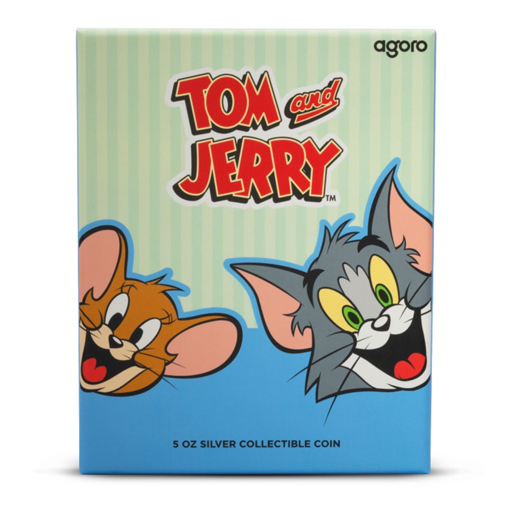 2025 5 oz Proof Colorized Niue Silver Tom and Jerry 85th Anniversary Coin (Box + CoA) - Image 5