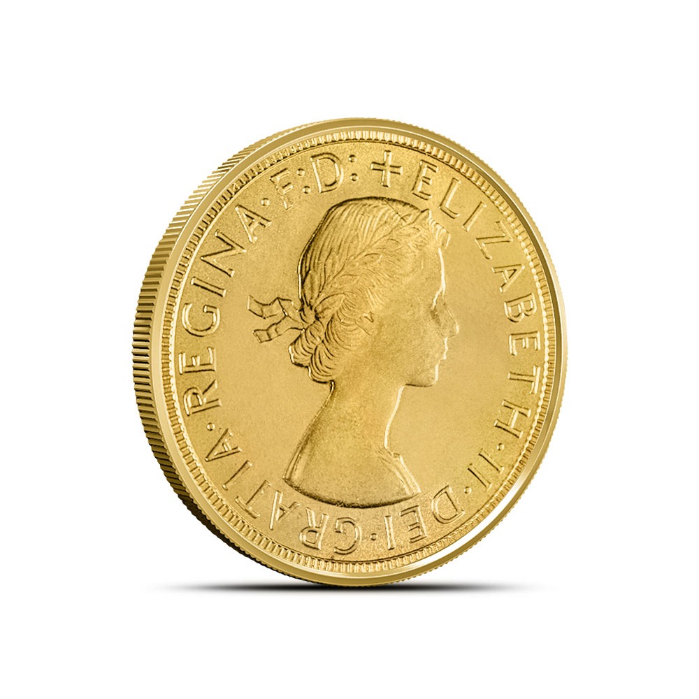 Buy Great Britain Gold Sovereign Coin - Queen Elizabeth II (1957-1968, BU) - Image 3