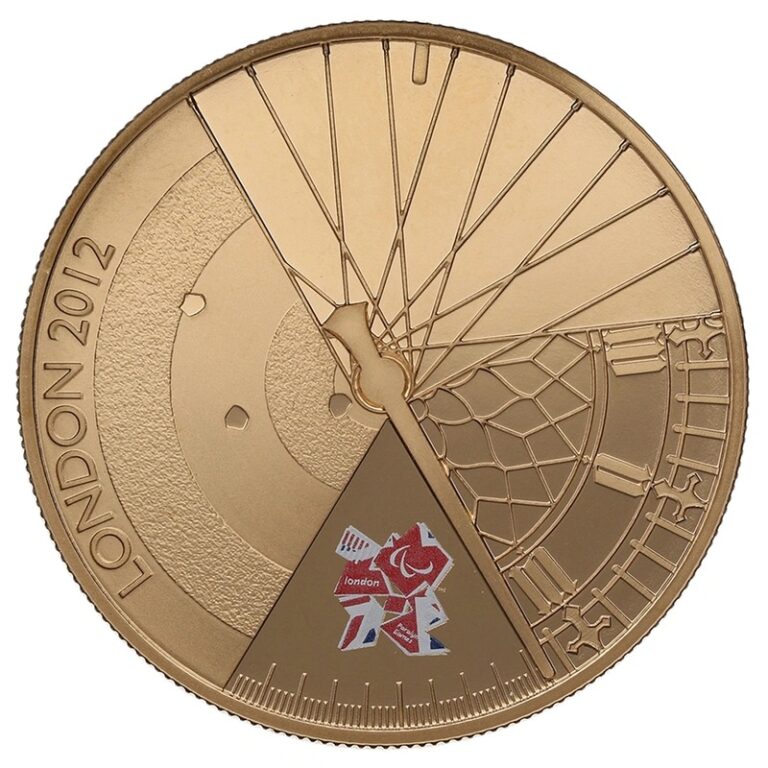 London 2012 Olympic Paralympic Gold Proof £5 two Crown set Boxed ...