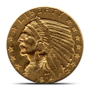 Pre-33 $5 Indian Gold Half Eagle Coi