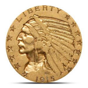Pre-33 $5 Indian Gold Half Eagle Coi