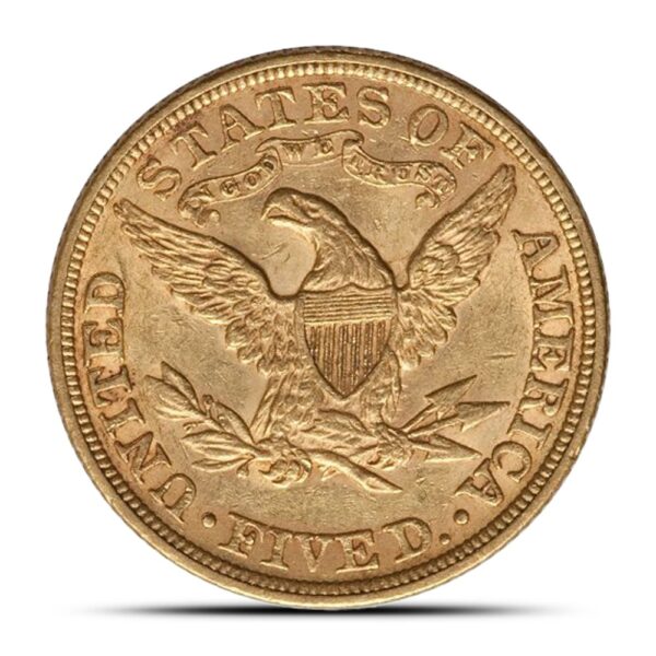 Buy Pre-33 $5 Liberty Gold Half Eagle Coin (BU) - Image 2