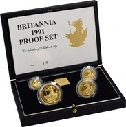 Proof Gold £2 Coin 3 Coin Set Double