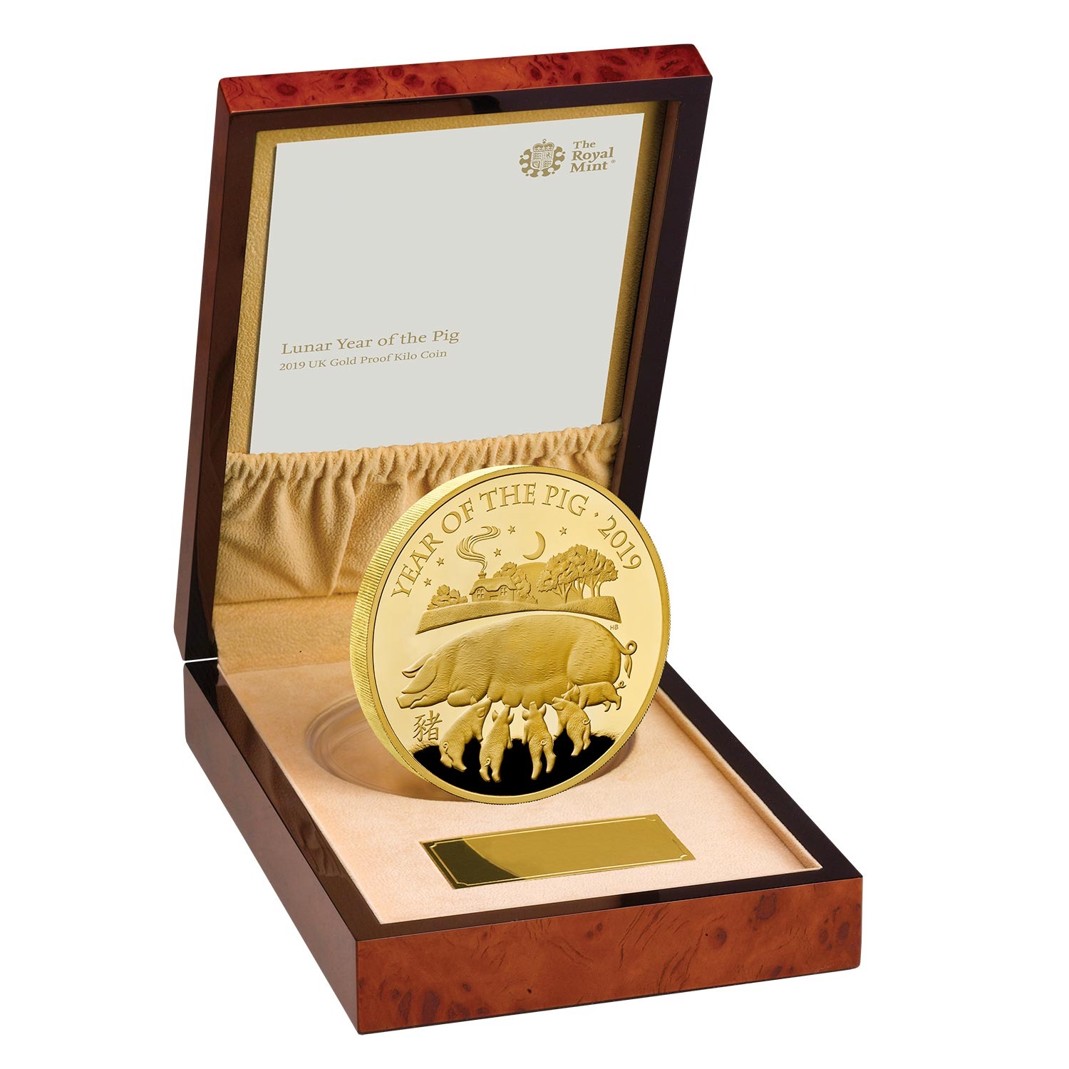 1/4 oz Year of the Pig Gold Coin Roy