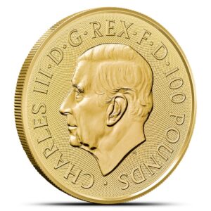 2025 1 oz British Gold St George and the Dragon Coin (BU)