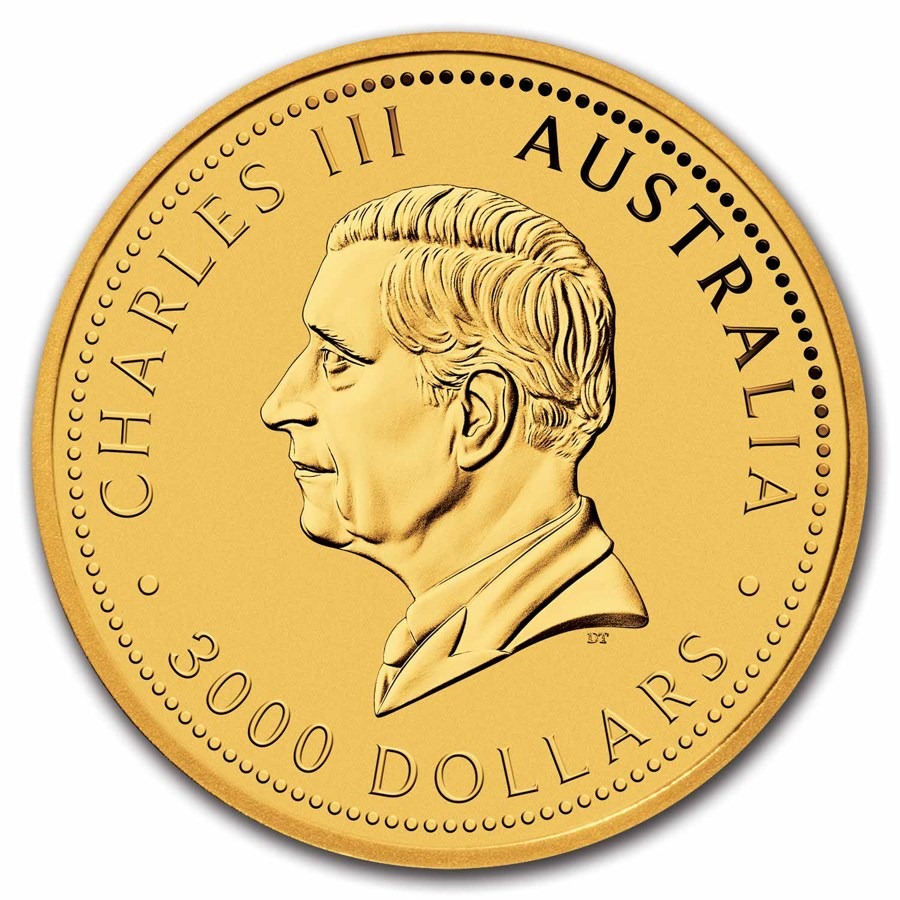 2025 1 kilo Australian Kangaroo Gold Coin (BU) - Image 2