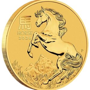 2026 2 oz Perth Mint Year of the Horse Gold Coin Australian Lunar Series
