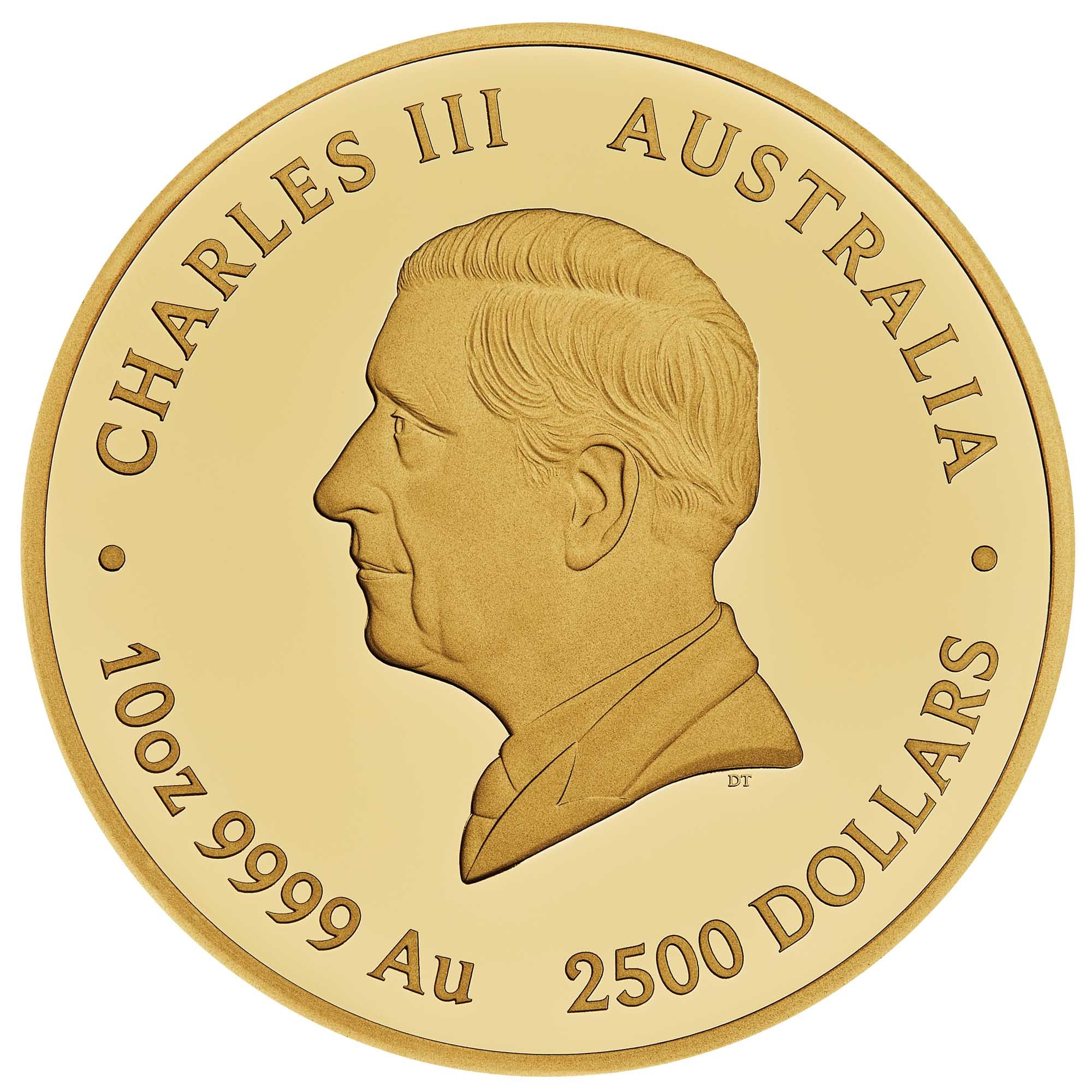 2024 10 oz Proof Jewelled Turtle Gold Coin - Image 6